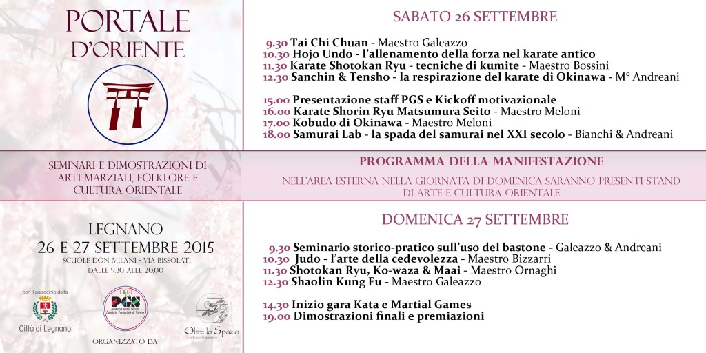 PROGRAMMA PORTALE ORIENTE PGS