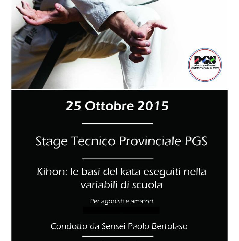 Stage provinciale 25 ottobre 2015